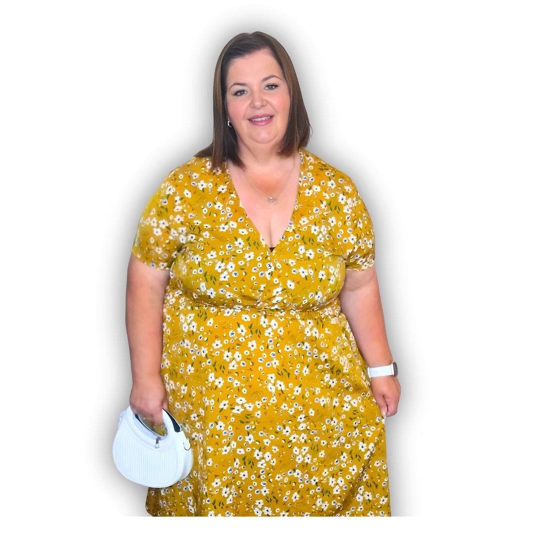 Plus Size Floral Midi Summer Dress