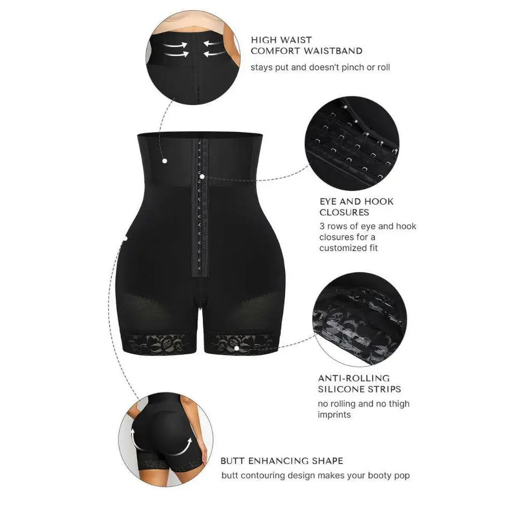 CurveForm Boned Waist Sculpt Shorts - Thick & Beautiful