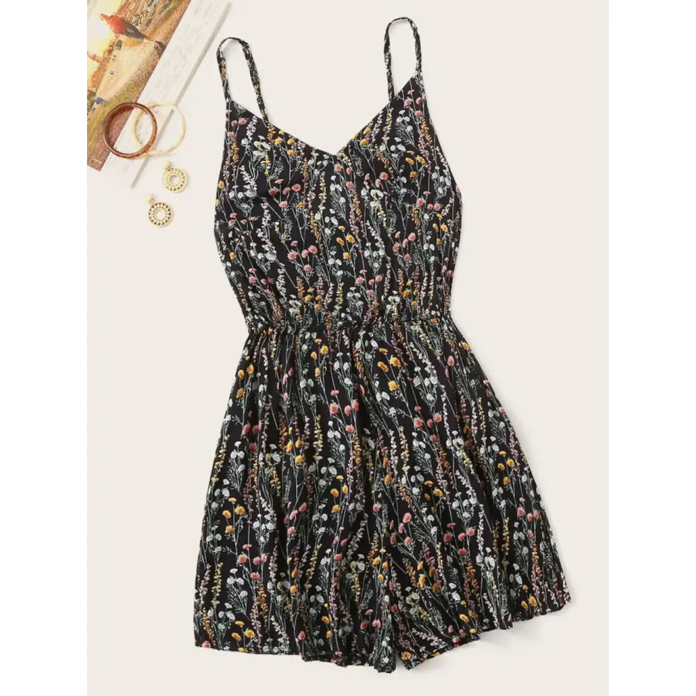 FloraBreeze Cotton Cami Jumpsuit – Vacation Vibes - Thick & Beautiful