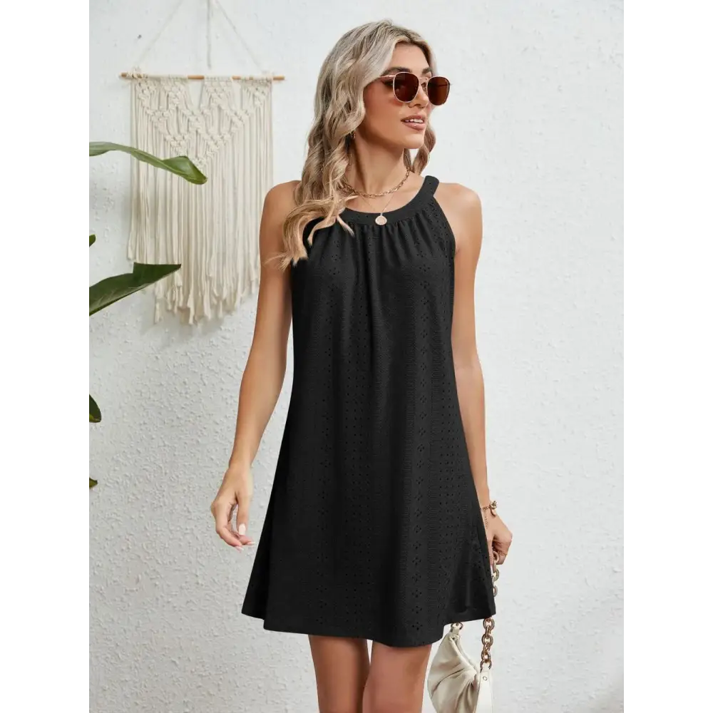 ShoreGaze Crochet Beach Dress – Hollowed Elegance - Thick & Beautiful