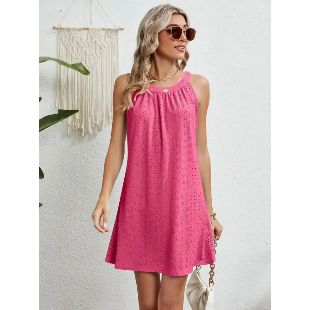 ShoreGaze Crochet Beach Dress – Hollowed Elegance - Thick & Beautiful